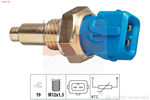 Sensor, coolant temperature - 1.830.143 EPS