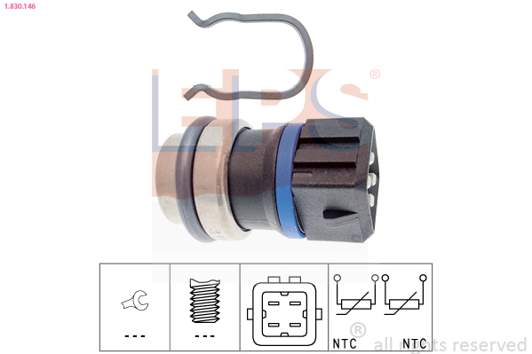 Sensor, coolant temperature - 1.830.146 EPS