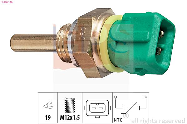 Sensor, coolant temperature - 1.830.148 EPS