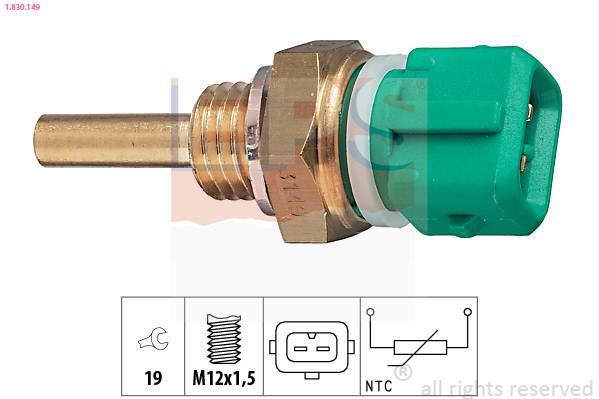 Sensor, coolant temperature - 1.830.149 EPS