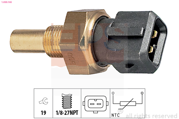 Sensore, Temperatura refrigerante - 1.830.165 EPS