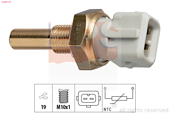 Sensor, coolant temperature - 1.830.171 EPS
