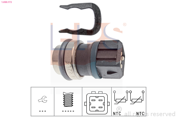 Sensor, oil temperature - 1.830.172 EPS