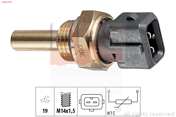 Sensore, Temperatura refrigerante - 1.830.176 EPS