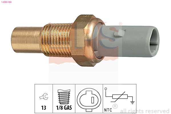 Sensore, Temperatura refrigerante - 1.830.184 EPS