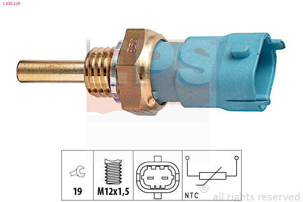 Sensor, oil temperature - 1.830.239 EPS