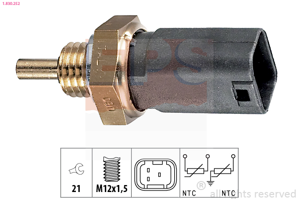 Sensor, Kühlmitteltemperatur - 1.830.252 EPS