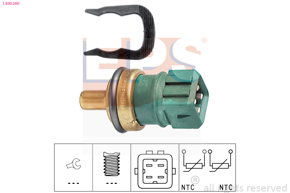 Sensor, coolant temperature - 1.830.260 EPS