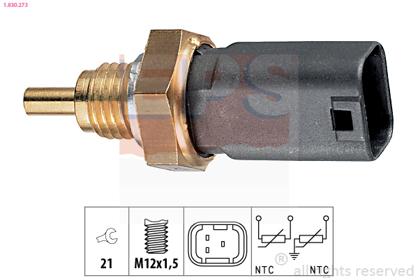 Sensore, Temperatura refrigerante - 1.830.273 EPS