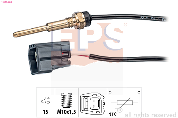 Sensor, coolant temperature - 1.830.289 EPS