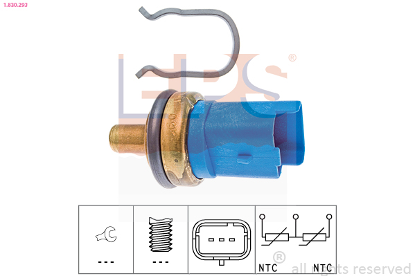 Sensor, coolant temperature - 1.830.293 EPS