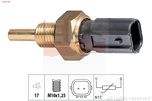 Sensor, coolant temperature - 1.830.299 EPS