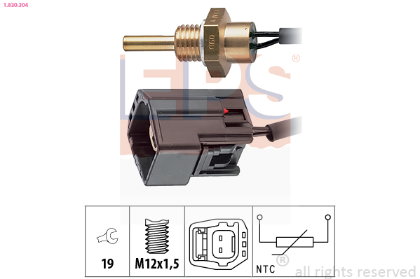 Sensor, coolant temperature - 1.830.304 EPS