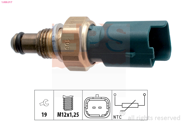 Sensor, coolant temperature - 1.830.317 EPS