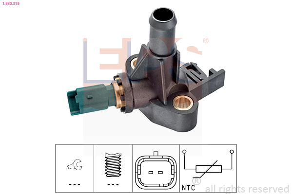 Sensore, Temperatura refrigerante - 1.830.318 EPS