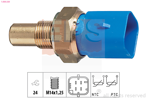 Sensore, Temperatura refrigerante - 1.830.320 EPS