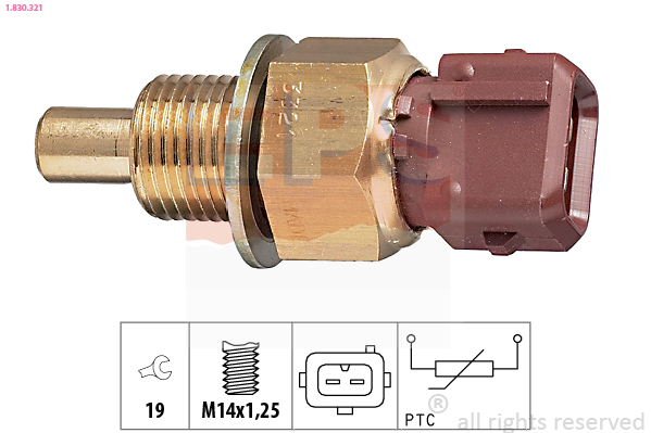 Sensor, coolant temperature - 1.830.321 EPS