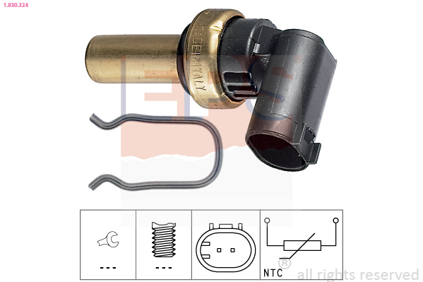 Sensor, coolant temperature - 1.830.324 EPS