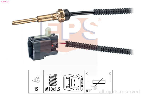 Sensore, Temperatura refrigerante - 1.830.331 EPS
