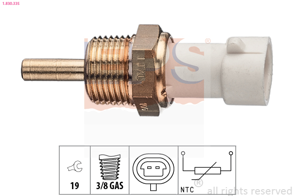 Sensore, Temperatura refrigerante - 1.830.335 EPS