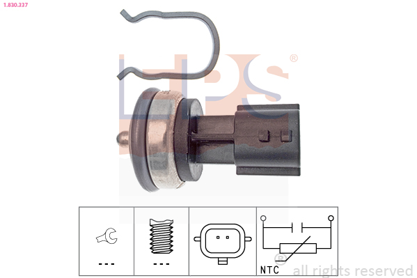 Sensor, coolant temperature - 1.830.337 EPS