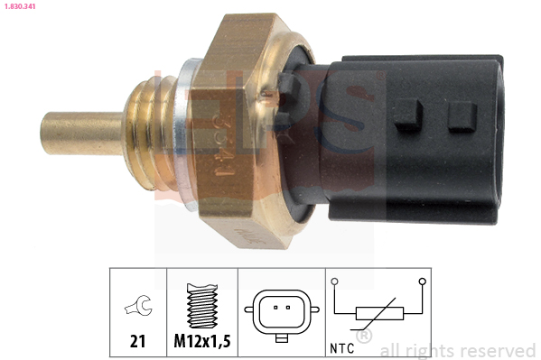Sensor, coolant temperature - 1.830.341 EPS