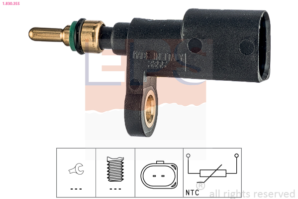 Sensor, coolant temperature - 1.830.355 EPS