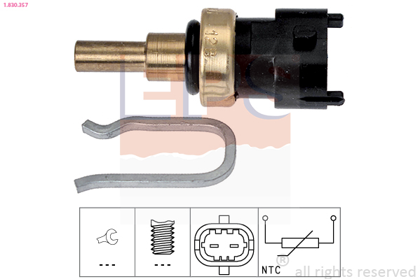 Sensor, coolant temperature - 1.830.357 EPS