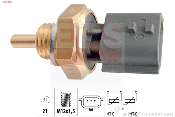 Sensor, coolant temperature - 1.830.365 EPS