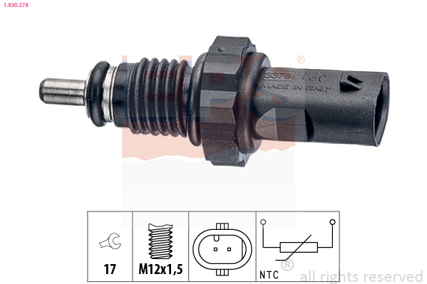 Sensor, oil temperature - 1.830.378 EPS