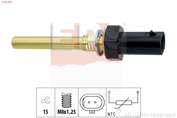 Sensor, oil temperature - 1.830.402 EPS