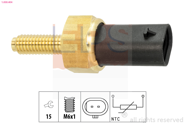 Sensor, coolant temperature - 1.830.404 EPS