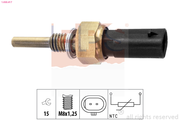Sensor, coolant temperature - 1.830.417 EPS