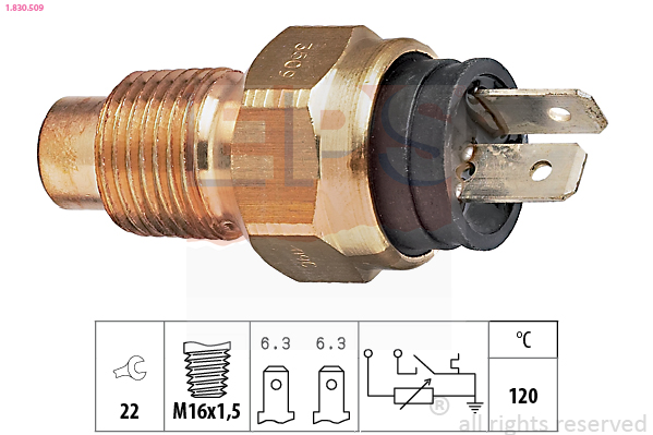 Sensor, coolant temperature - 1.830.509 EPS