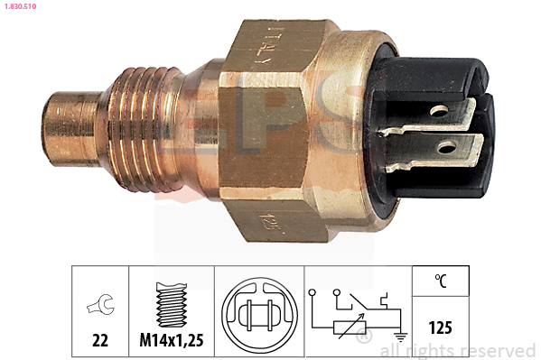 Sensore, Temperatura refrigerante - 1.830.510 EPS