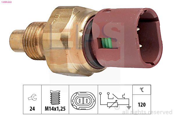 Sensore, Temperatura refrigerante - 1.830.522 EPS