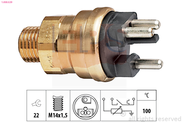 Sensor, coolant temperature - 1.830.529 EPS
