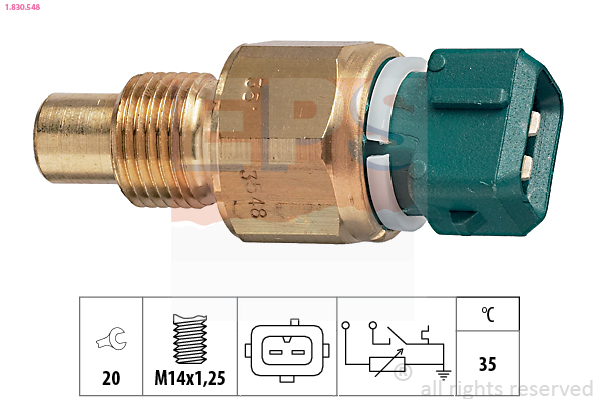 Sensor, coolant temperature - 1.830.548 EPS