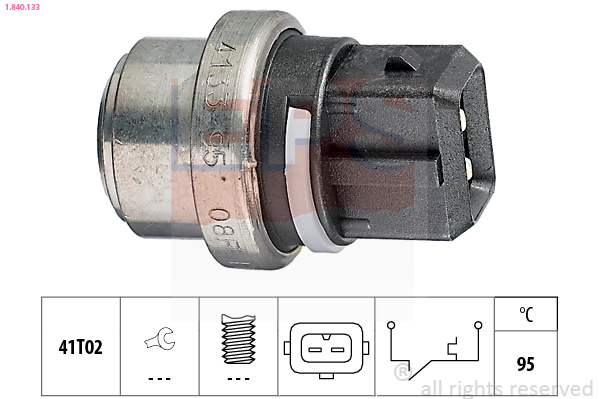 Temperature Switch, coolant warning lamp - 1.840.133 EPS
