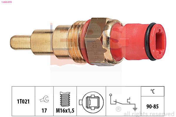 Temperature Switch, radiator fan - 1.850.070 EPS