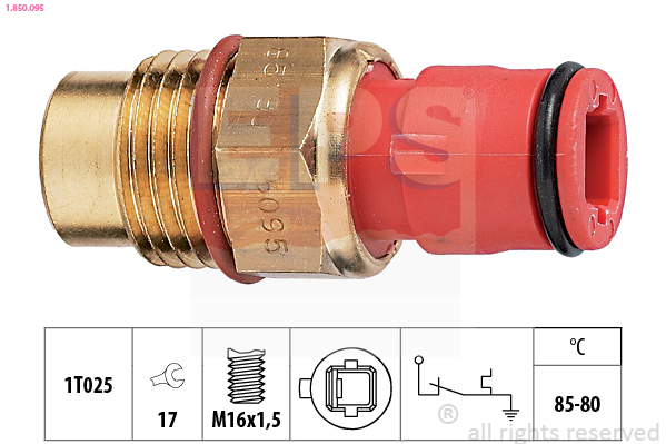 Termocontatto, Ventola radiatore - 1.850.095 EPS