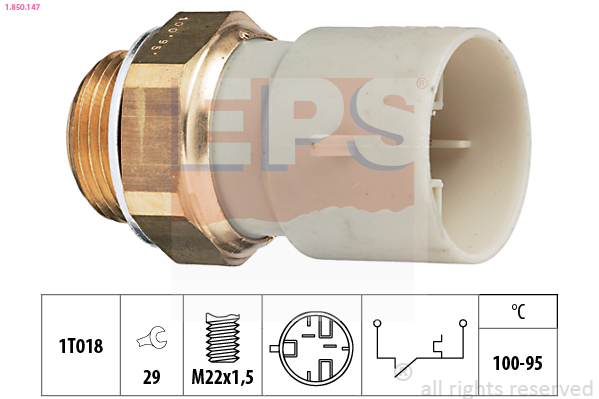 Termocontatto, Ventola radiatore - 1.850.147 EPS