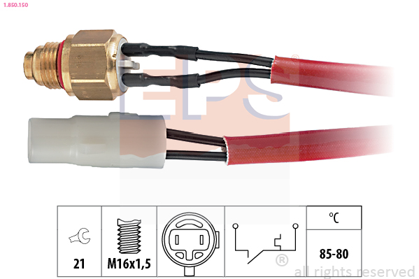Termocontatto, Ventola radiatore - 1.850.150 EPS