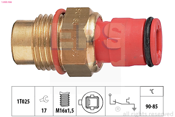 Termocontatto, Ventola radiatore - 1.850.156 EPS