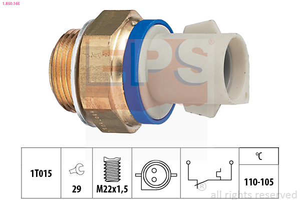 Termocontatto, Ventola radiatore - 1.850.165 EPS