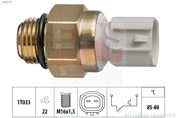 Termocontatto, Ventola radiatore - 1.850.173 EPS