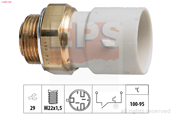 Temperature Switch, radiator fan - 1.850.182 EPS