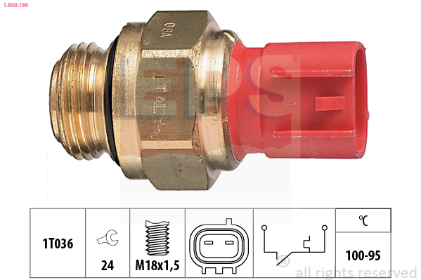 Termocontatto, Ventola radiatore - 1.850.186 EPS