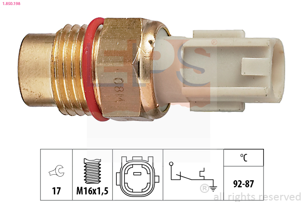 Termocontatto, Ventola radiatore - 1.850.198 EPS
