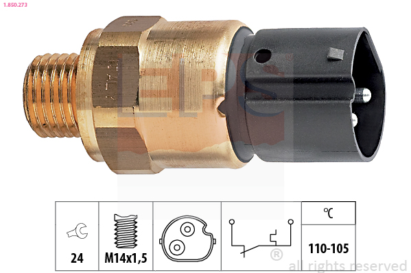 Temperature Switch, radiator fan - 1.850.273 EPS